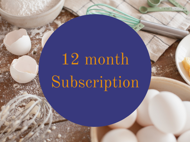 Fragrant Kitchen 12-month Subscription - price per month